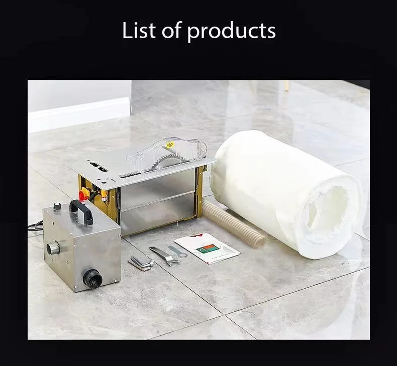 2023 Многофункциональный 220 В WT30 беспыльный пильный стол для матери и сына 45