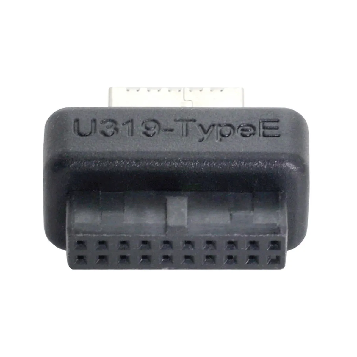 

Key-A Type-E to USB 3.1 Front Panel Socket Header Male Extension Adapter USB 3.0 20Pin Overmold