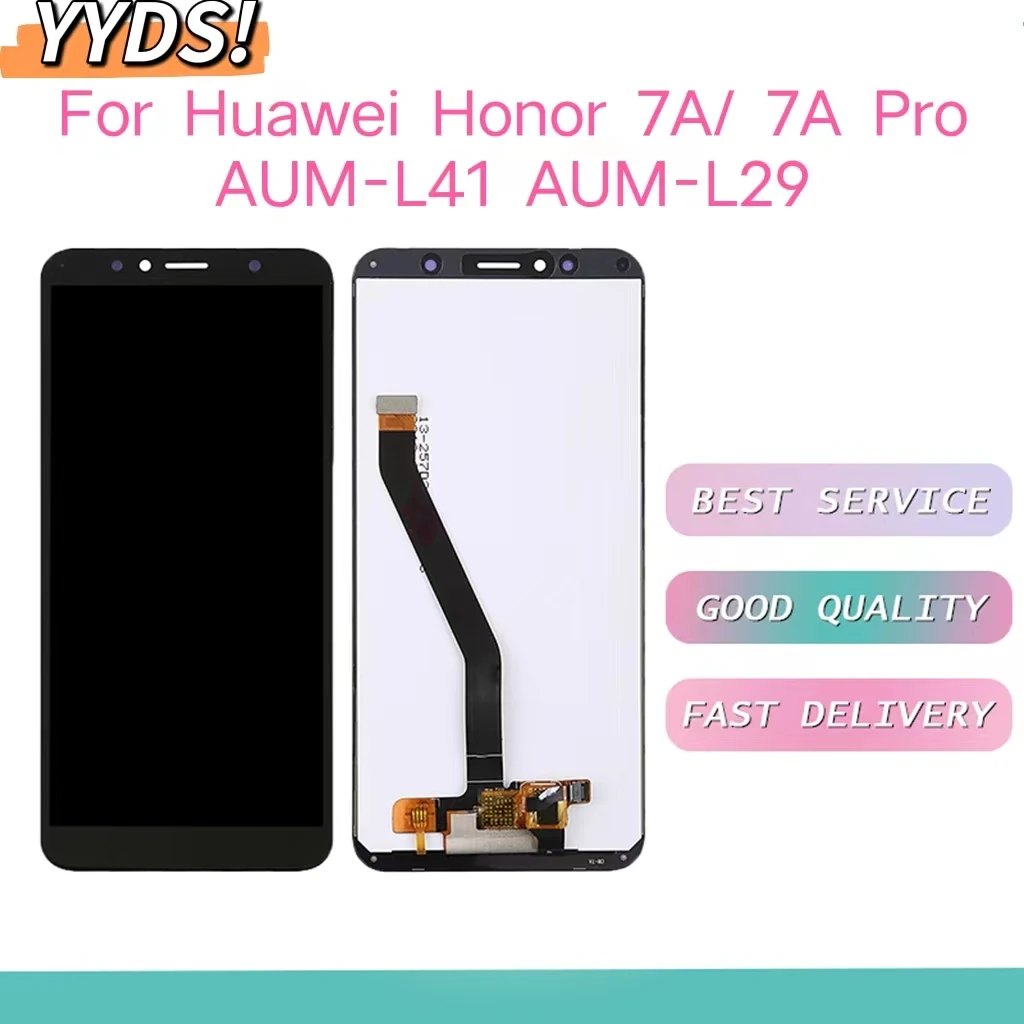 

New 5.7" LCD For Huawei Honor 7A Pro LCD Display+Touch Screen with frame For Huawei Honor 7A AUM AL00/AL20/TL00/TL20/L29/L41 LCD