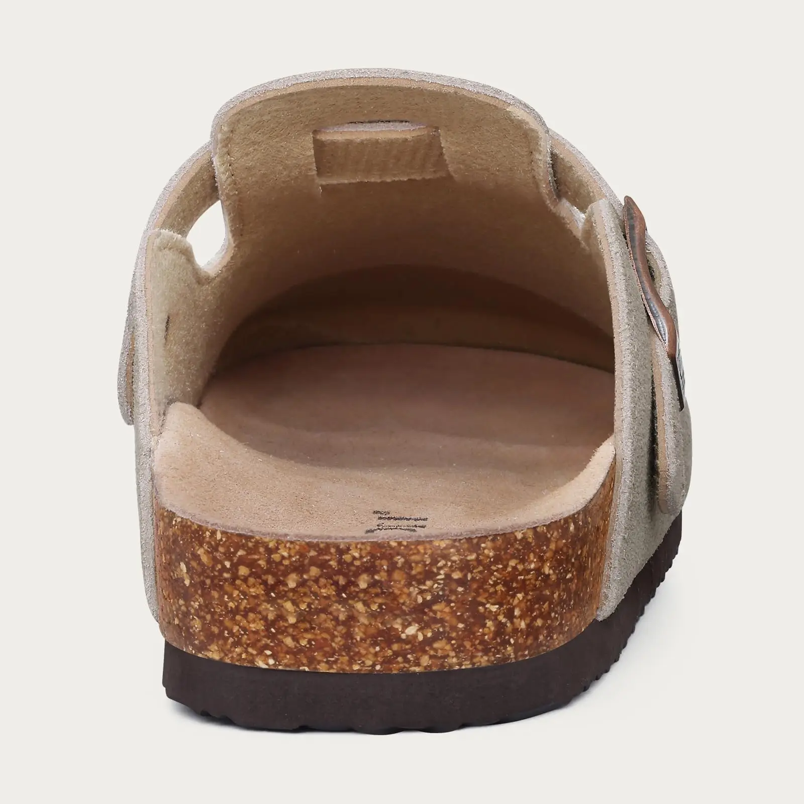 Litfun Fashion женщины замши засовывают тапочки пробки в единственные сандалии на