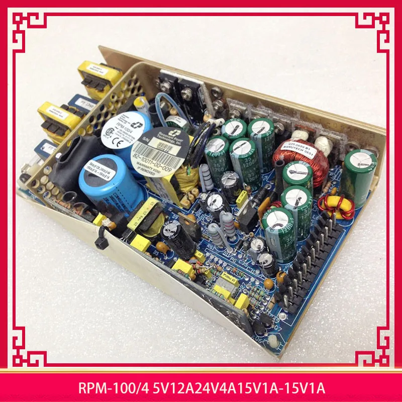 

RPM-100/4 5V12A24V4A15V1A-15V1A для промышленного медицинского источника питания LUMINEX100, испытано идеально