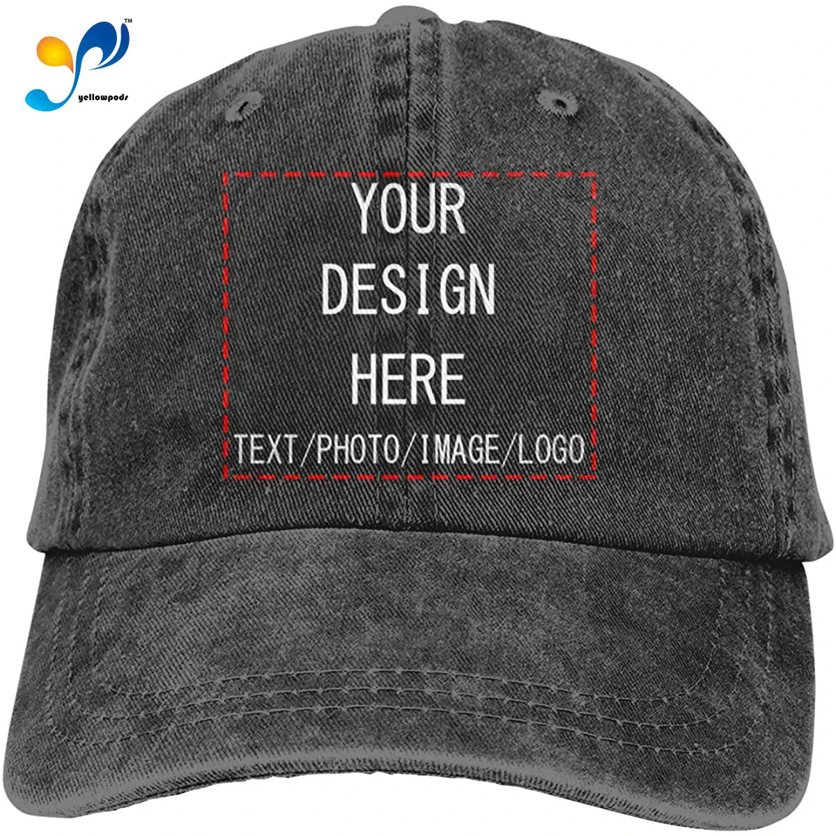 

Custom Baseball Cap Your Text Design Vintage Distressed Adjustable Cotton Dad Hat Gorras De Béisbol