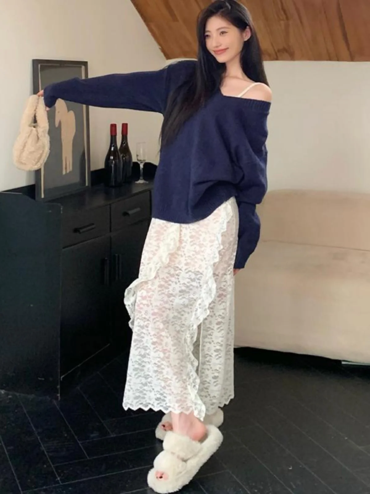 Женская одежда больших размеров уникальный шикарный свитер без рукавов