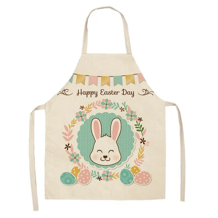 

1 шт., Детские хлопковые фартуки с принтом кролика