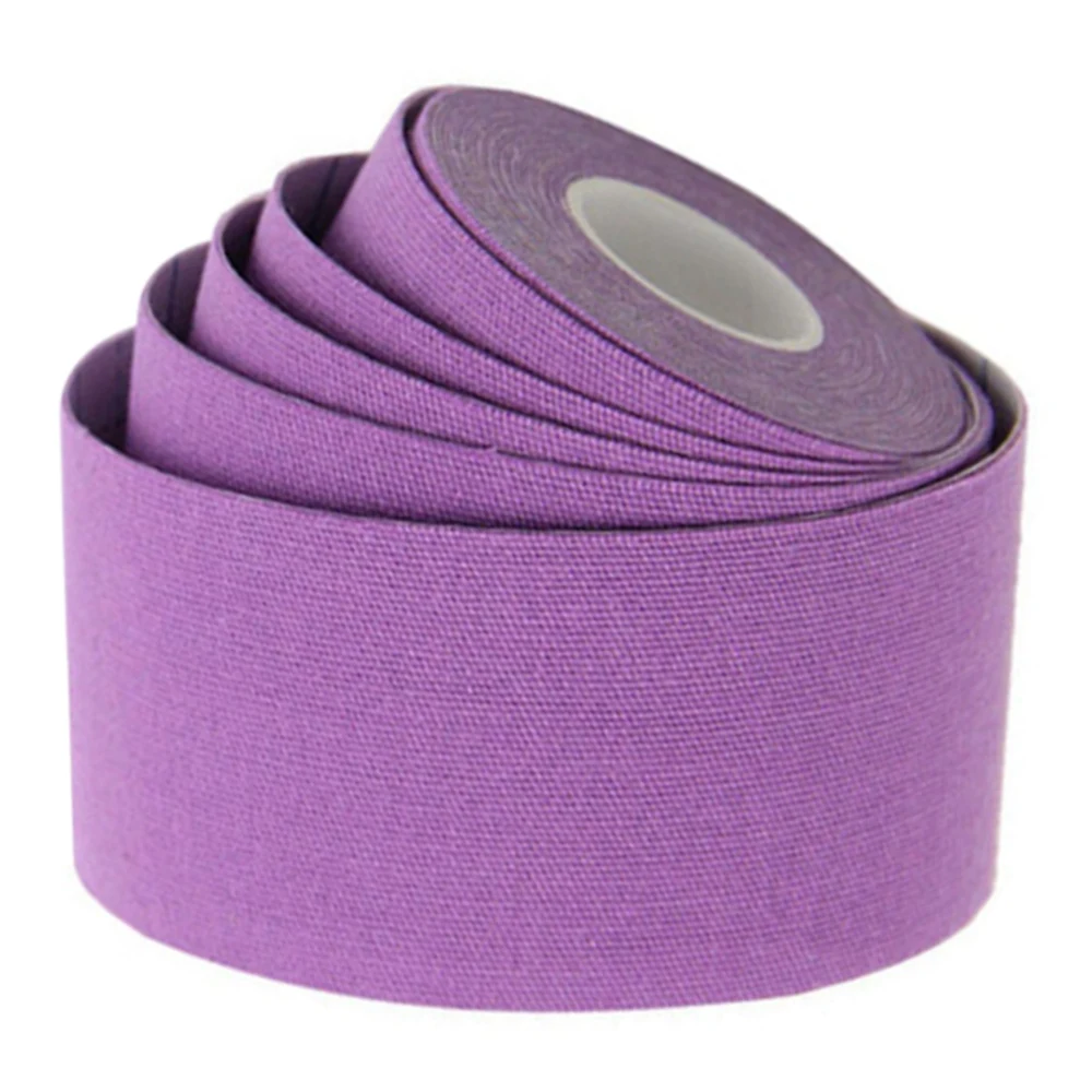 

Sport Kinesiology Athletic Tape-Sports Injury Tape for KneeJointMuscle Support-Adhesive Kinetic Tape Tape Purple