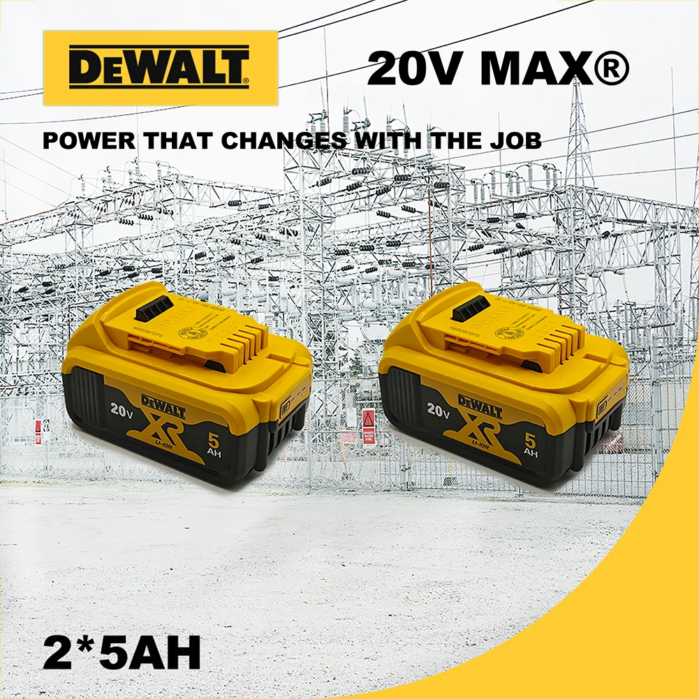 

Оригинальные аккумуляторы DeWalt 20В/60В 5/6/9 Ач