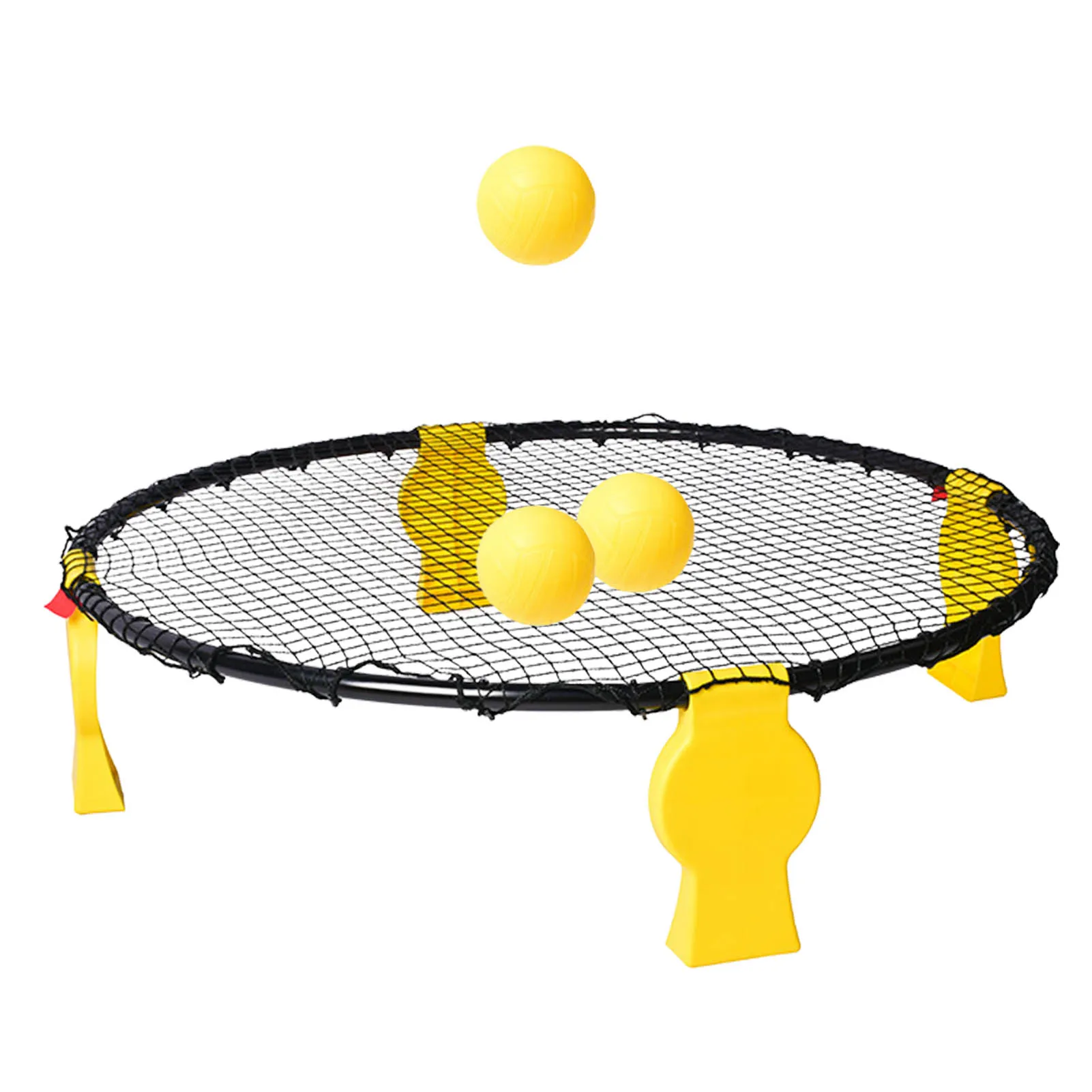 

Spike Ball Game Set PVC Beach Volleyball Spike Game Ball Upgraded Spike Ball Playing Net Game For Beach Backyard Park