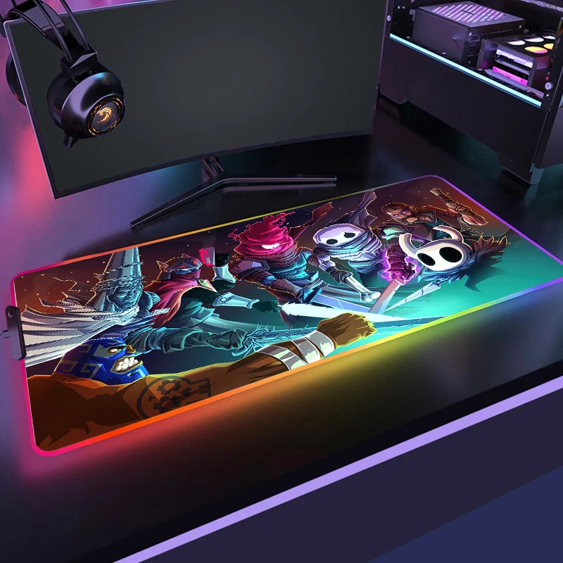 

Hollow Knight Mouse Pad With Backlight Deskmat Game Mousepad Gamer Desk Computer Mouse Pad 900×400 Gaming Pc Gamer Full Led Mat