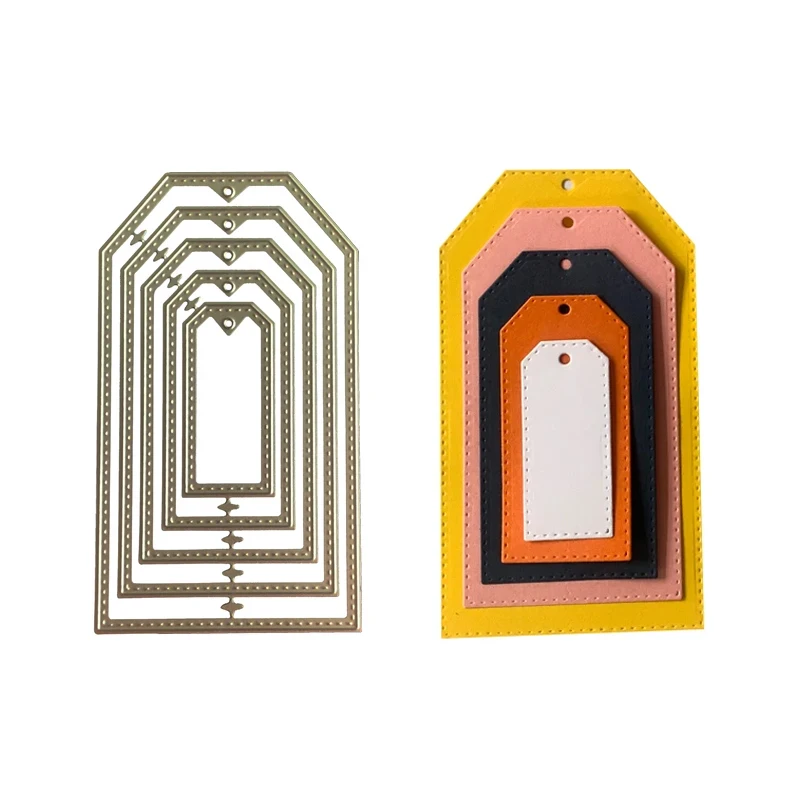 Рамки разных размеров Подарочные Метки закладки металлические шаблоны для резки