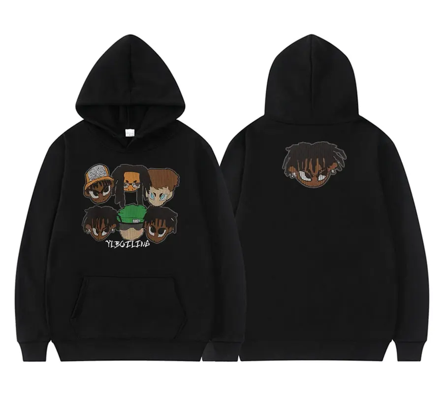

The Boondocks Huey and Riley Hoodie Mens Fashion Oversized Sweatshirt High Street Anime Cartoon Men Women Hip Hop Trend Hoodies
