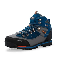 men hiking shoes waterproof leather shoes climbing fishing shoes new outdoor shoes men high top winter boots trekking sneaker