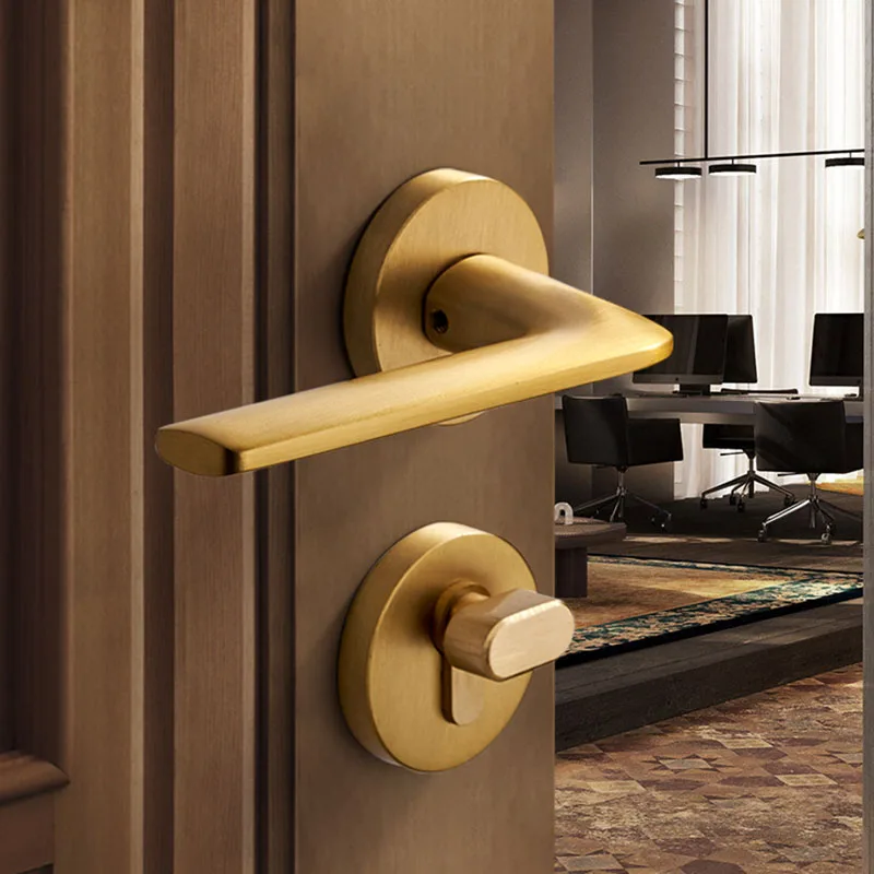 

Anti Theft Door Locks Invisible Security Interior Gold Door Locks Room Magnetic Furniture Trava De Porta Home Improvement WW50DL