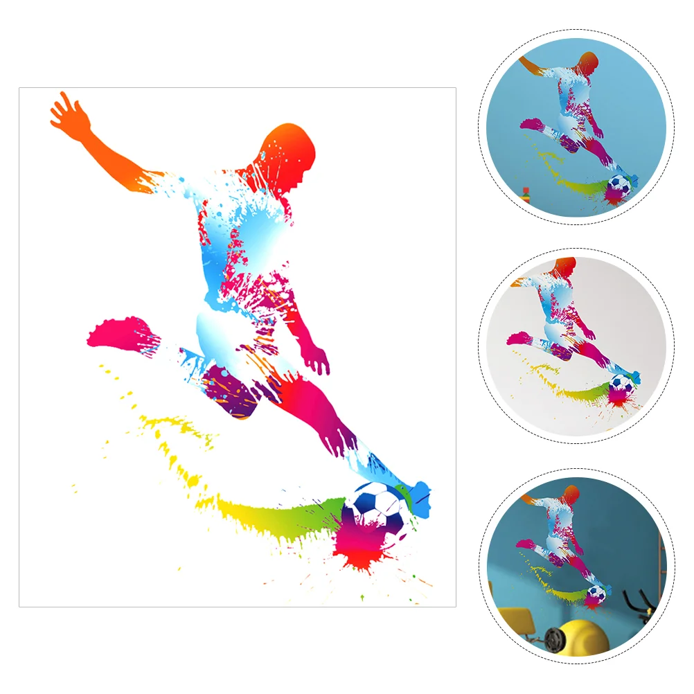 Creative Wall Decal Bedroom Background Sports Themed Wallpaper Ornament