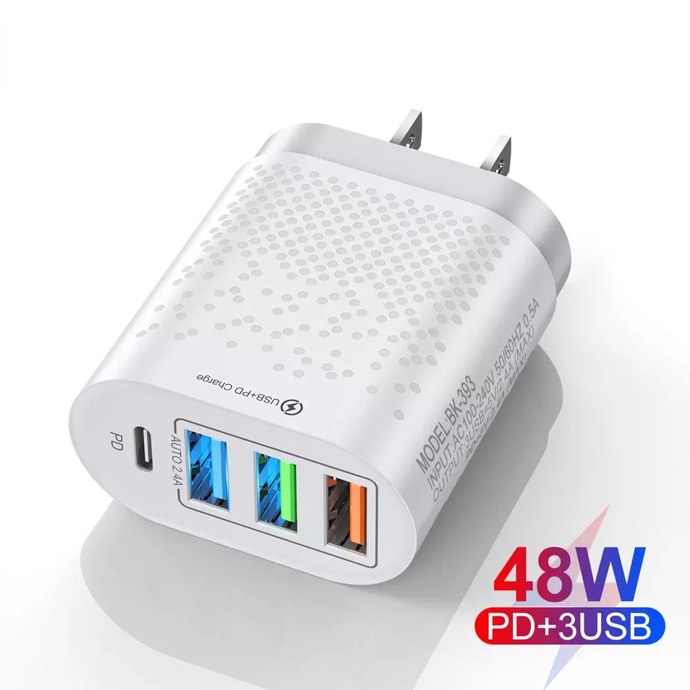 

USB Charger USB PD 48W Quick Charge 11 12 13 Pro QC 3.0 Type C Fast Wall Charger adapter