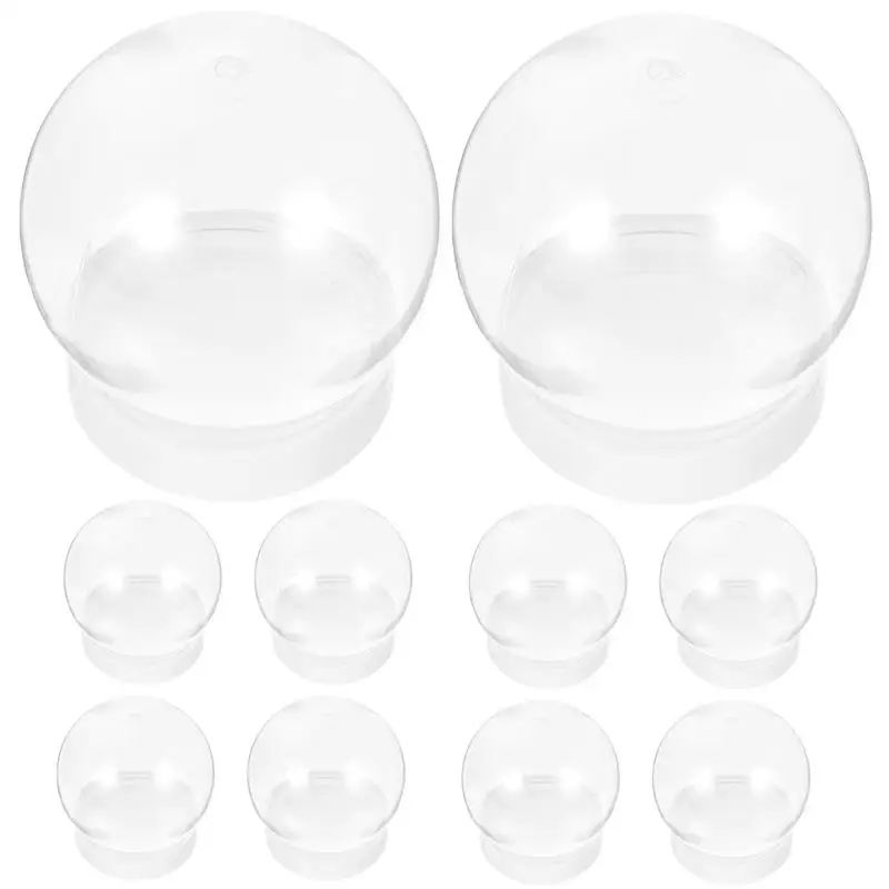 10 шт. рождественский прозрачный снежный шар сделай сам с завинчивающейся крышкой