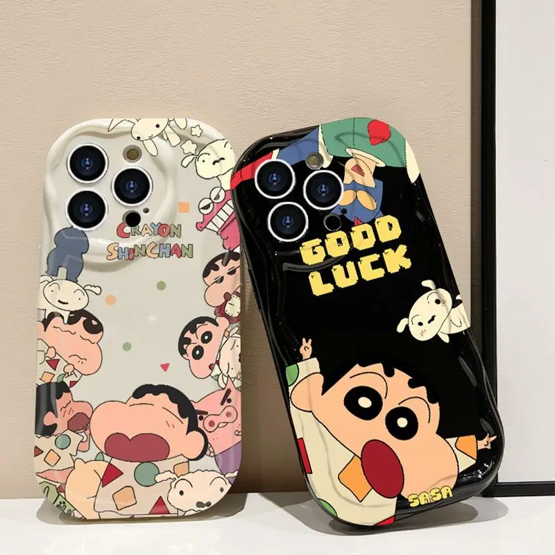 

Anime Crayon Shin-chan Dinosaur Superman Cute Case for IPhone 11 12 13 14 Pro Max Plus Cartoons Phone Cover Back Shell Toy Gift