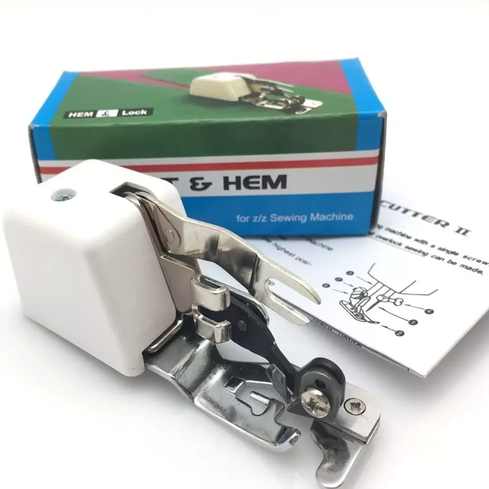 

NEW Sewing Machine Parts Side Cutter Overlock Presser Foot Press Feet Fit All Low Shank Singer Brother Janome AA7041