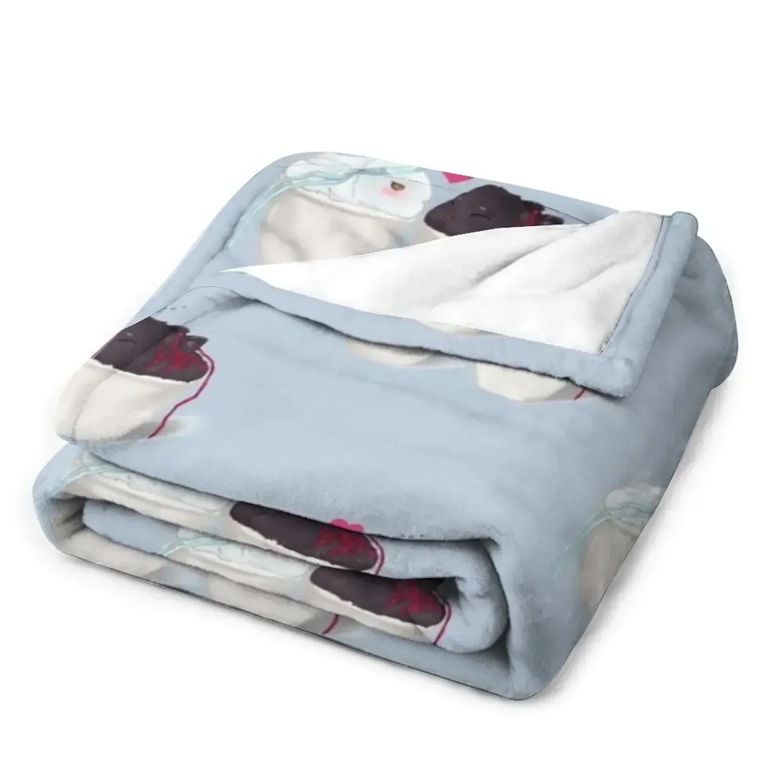 Одеяло WanXian с маленькими кроликами покрывала одеяла украшения для диванов