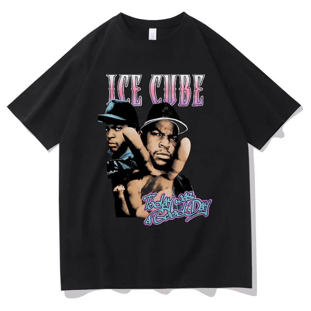 

Rapper Ice Cube Today Was A Good Day Tshirt Men Women Hip Hop Fashion Brand Trend T-shirts Men's Cool Streetwear Male Tee Shirt