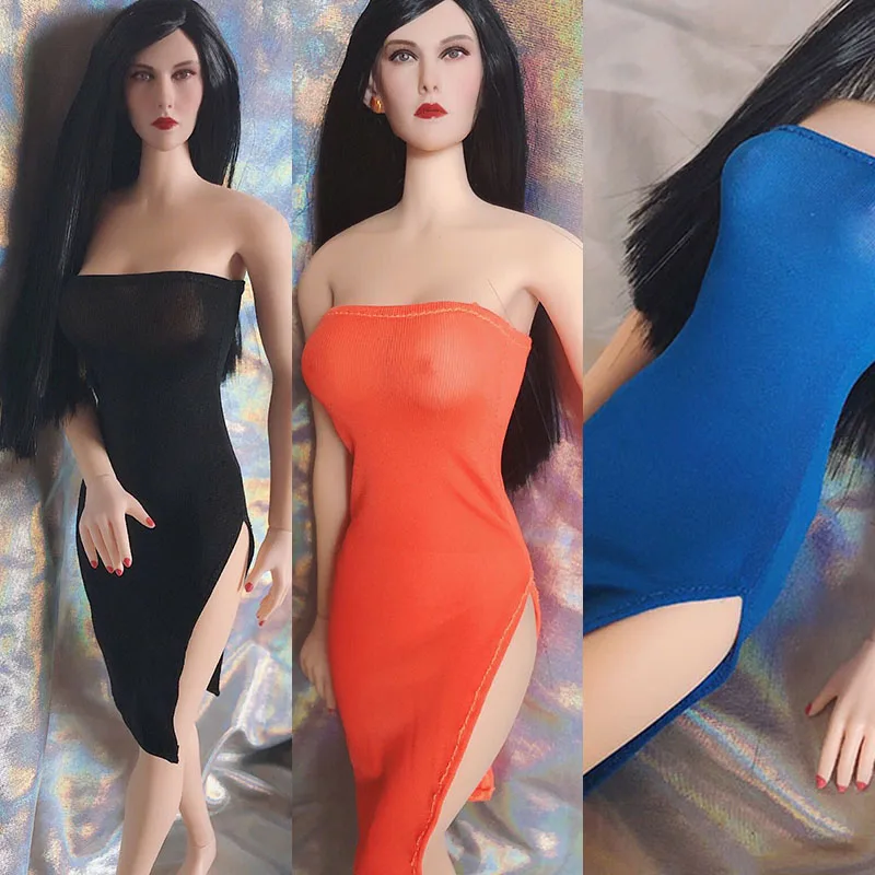 

Женское платье-мини с разрезом и открытыми плечами, Размер 12 дюймов