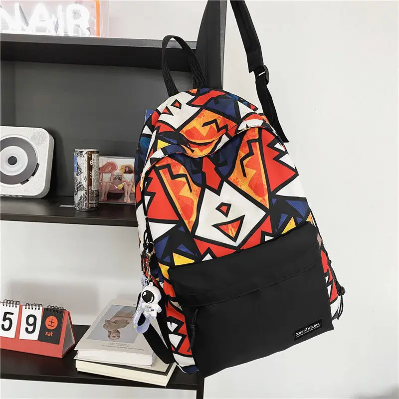 

Индивидуальный Женский рюкзак для школьников, вместительный рюкзак для учеников младшей и старшей школы