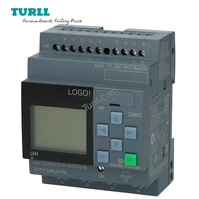 

LOGO 8 8.3 PLC Logic Module Display 6ED1 052 6ED1052-1MD08-0BA1 1FB08 1HB08 1CC08 6ED10521FB080BA1 6ED10521MD080BA1