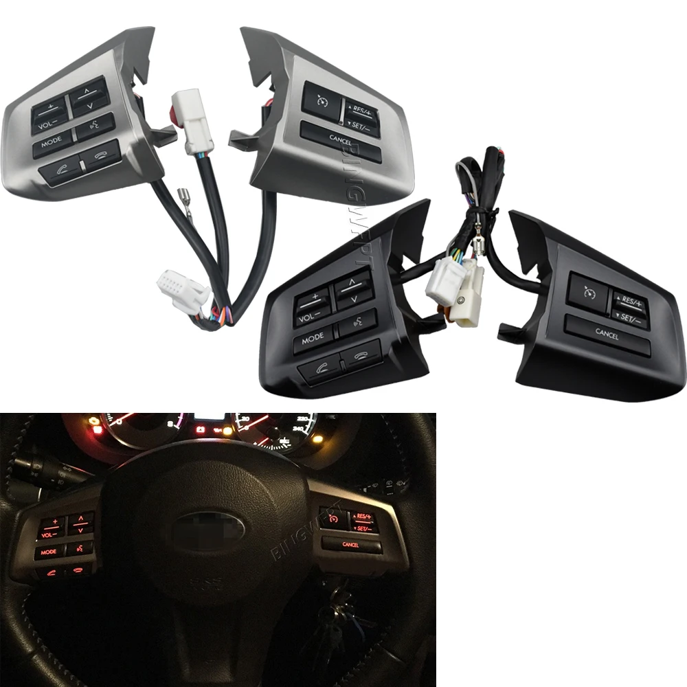 Кнопка регулировки громкости звука на рулевом колесе для Subaru XV Crosstrek Forest 2013-2014