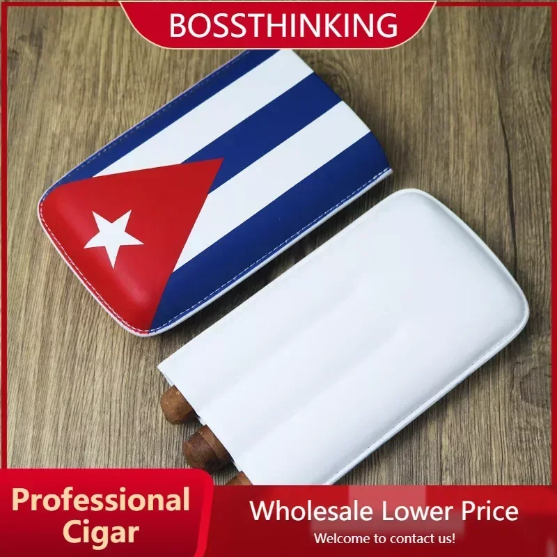 Креативный портативный ящик для хранения сигар Куба модный чехол дорожные