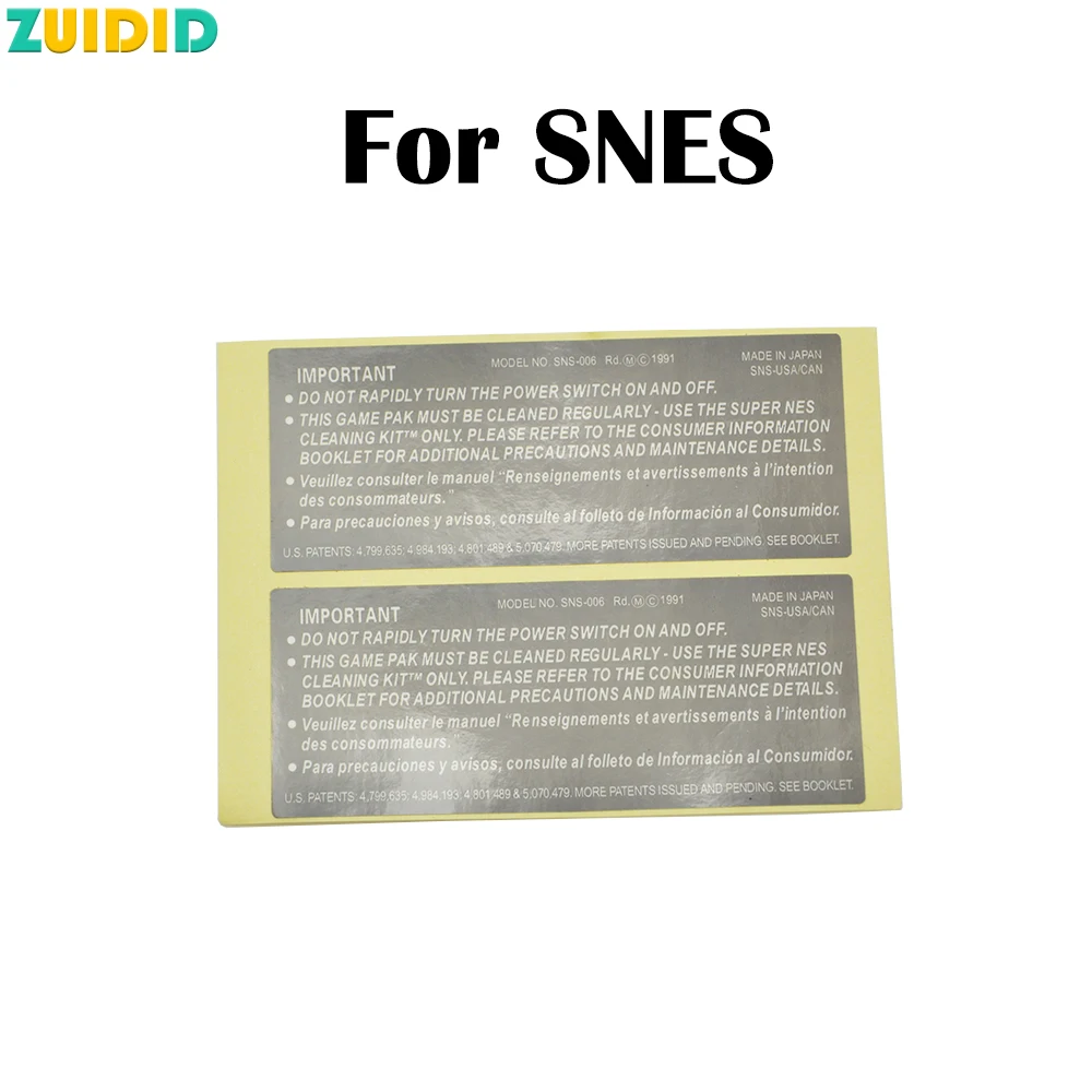 

ZUIDID 1 шт. этикетка наклейка для картриджа SNES картридж игровая карта черный корпус наклейка на заднюю крышку этикетка наклейка уплотнители В...