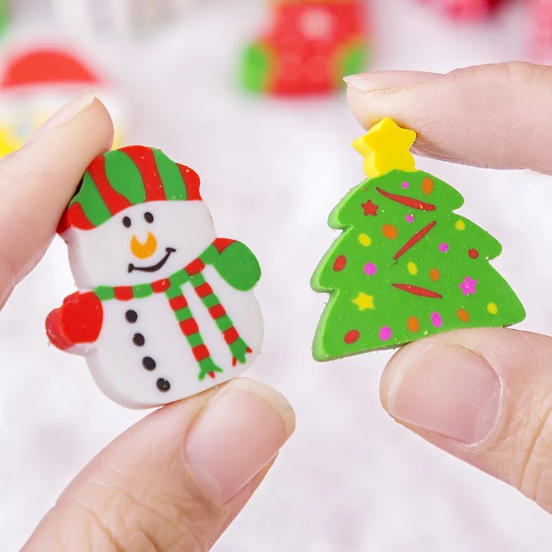 7 шт./компл. креативная Рождественская длинная полоса в коробке резиновая