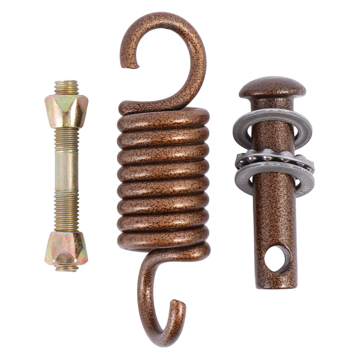 

1 Set Hammock Hanging Spring Heavy Duty Basket Chairs Stainless Carabiners Spring Boxing Training Spring for Home Shop Garden