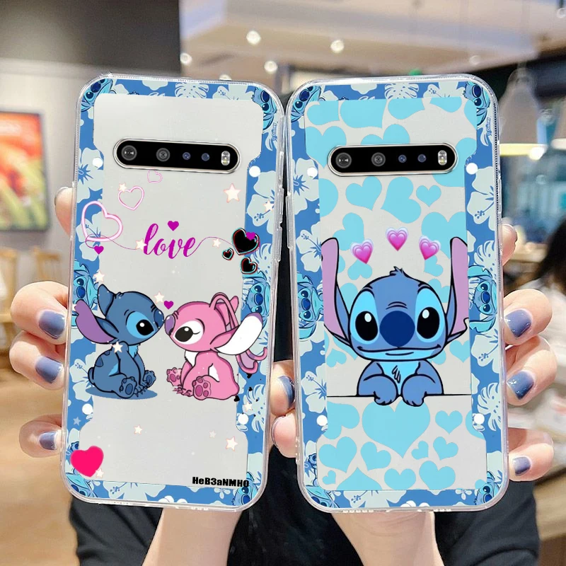 

Disney Cartoon Disney Stitch Phone Case For Google Pixel 7 6 Pro 6A 5A 5 LG K92 K42 K22 K71 K61 K51 K41S G8 Transparent