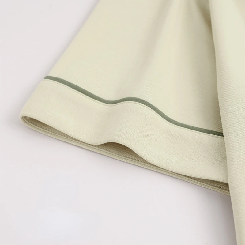 Pajamas Women's Summer Short-sleeved Shorts Round Neck Thin Section Simple Solid Color Can Wear Thin Home Service Suits Outside