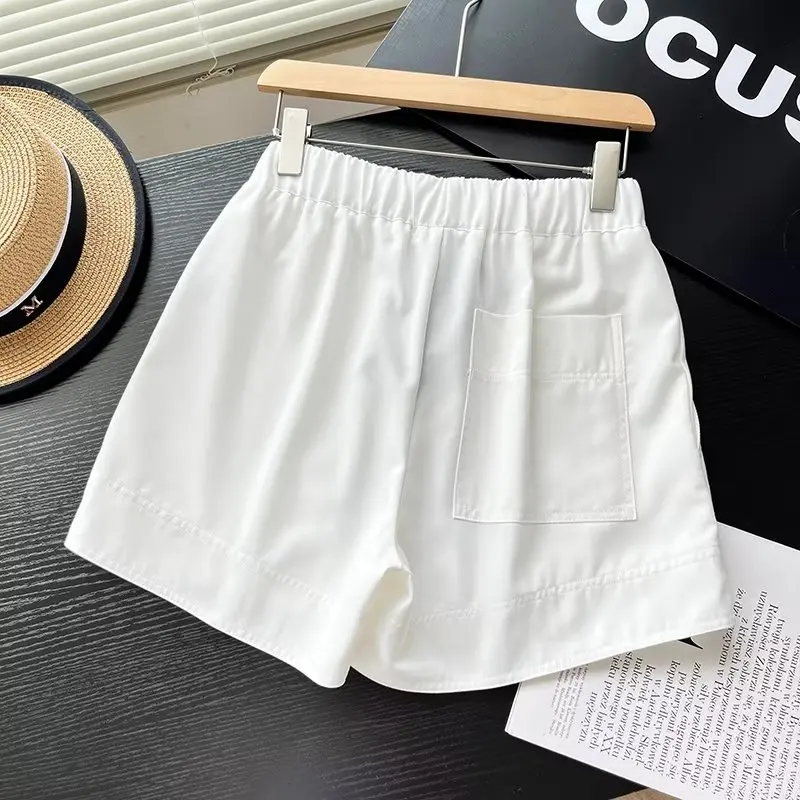 Jenny&Dave Solid Simple Commuter Casual Shorts Women British Fashion Ladies Boyfriend Style Cotton Bermuda