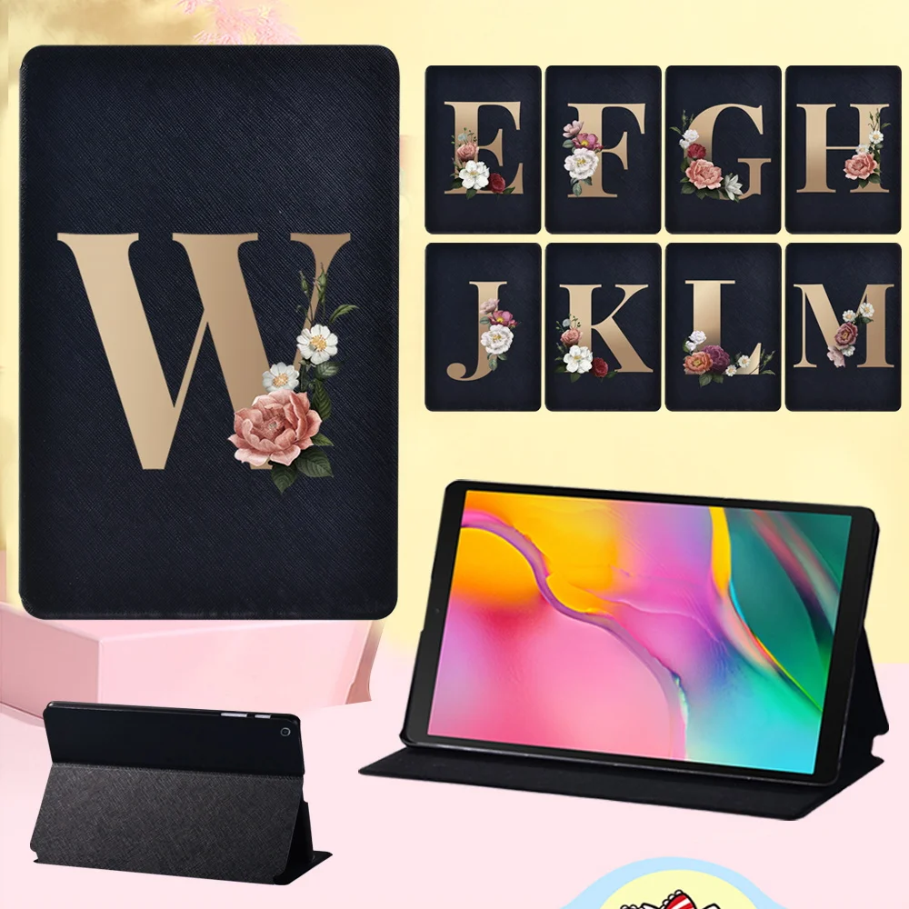 

Tablet Case for Samsung Galaxy Tab S6 T860 T865 10.5/S4 T830 T835/S5e T720 T725/S7 T870 T875 11" Letter Print Flip Protect Cover