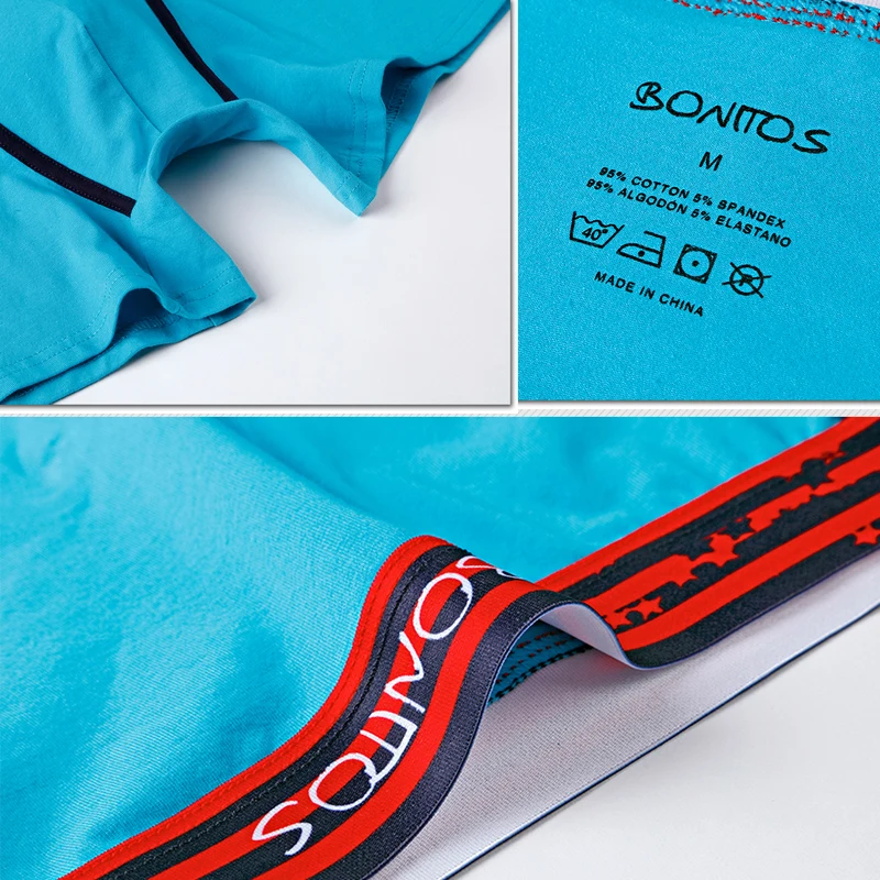 4pcs New Men's Panties Boxers For Mens Underpants Slip Man Underwear Cotton Male Boxershorts Set Homme Boxer Shorts Pack Brand