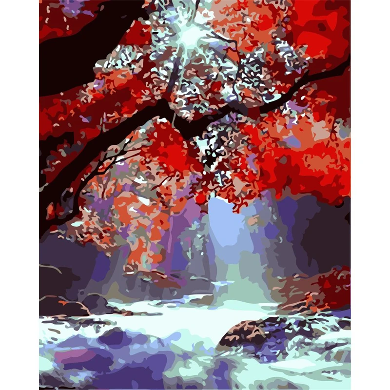 

No.816 Painting By Numbers DIY Oil Coloring Paint By Numbers Set Gift Drawing By Numbers Canvas Decor New Arrivals