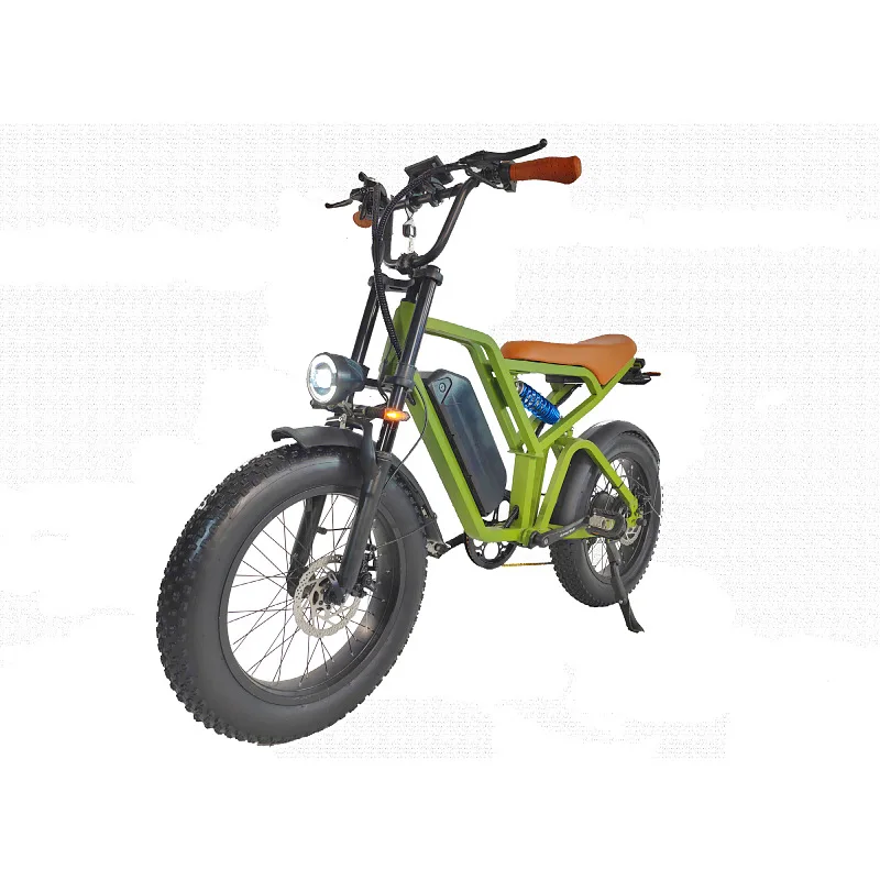 

Snow Electric Bicycle 350W High Power Off-Road Power-Assisted Electric Bicycle 20 Inch Fat Tire Snow Shock Absorption Lithium El