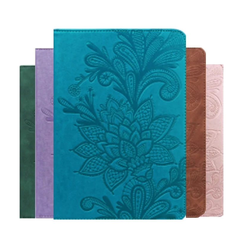

Tablet PC Case For Samsung Galaxy Tab S2 9.7 inch T810 T815 SM-T810 SM-T813 SM-T815 Cover Lace Pressure Flower Leather Cases
