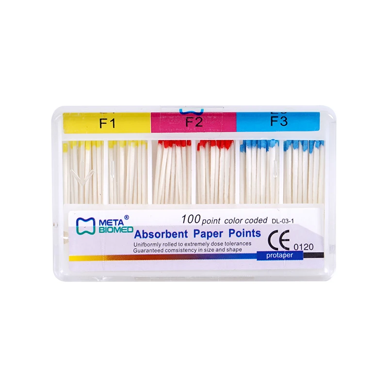 Стоматологические впитывающие бумажные наконечники F1 F2 F3 Эндодонтия Насадки из