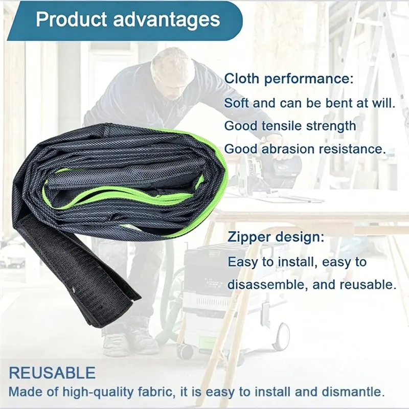 Защитный чехол для вакуумного шланга для пылесоса Festool CTL MIDI26, запасные части, дизайн с застежкой-молнией (art.: 3920dae7dc3bc) - 3920dae7dc3bc