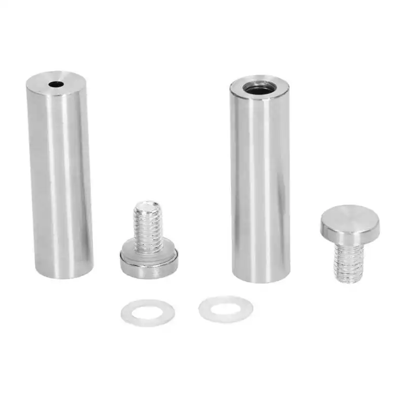 

12Pcs Standoff Screw Stainless Steel 19x70mm Wall Mount Advertising Fastener Set Kit nylon screws bolt nuts set