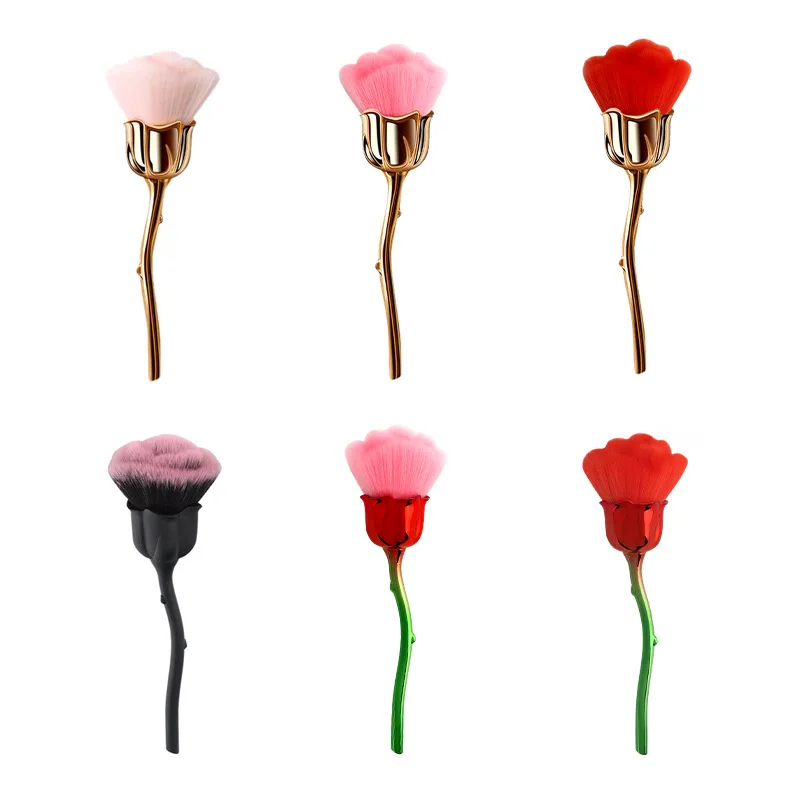 Кисть для пыли в форме розы