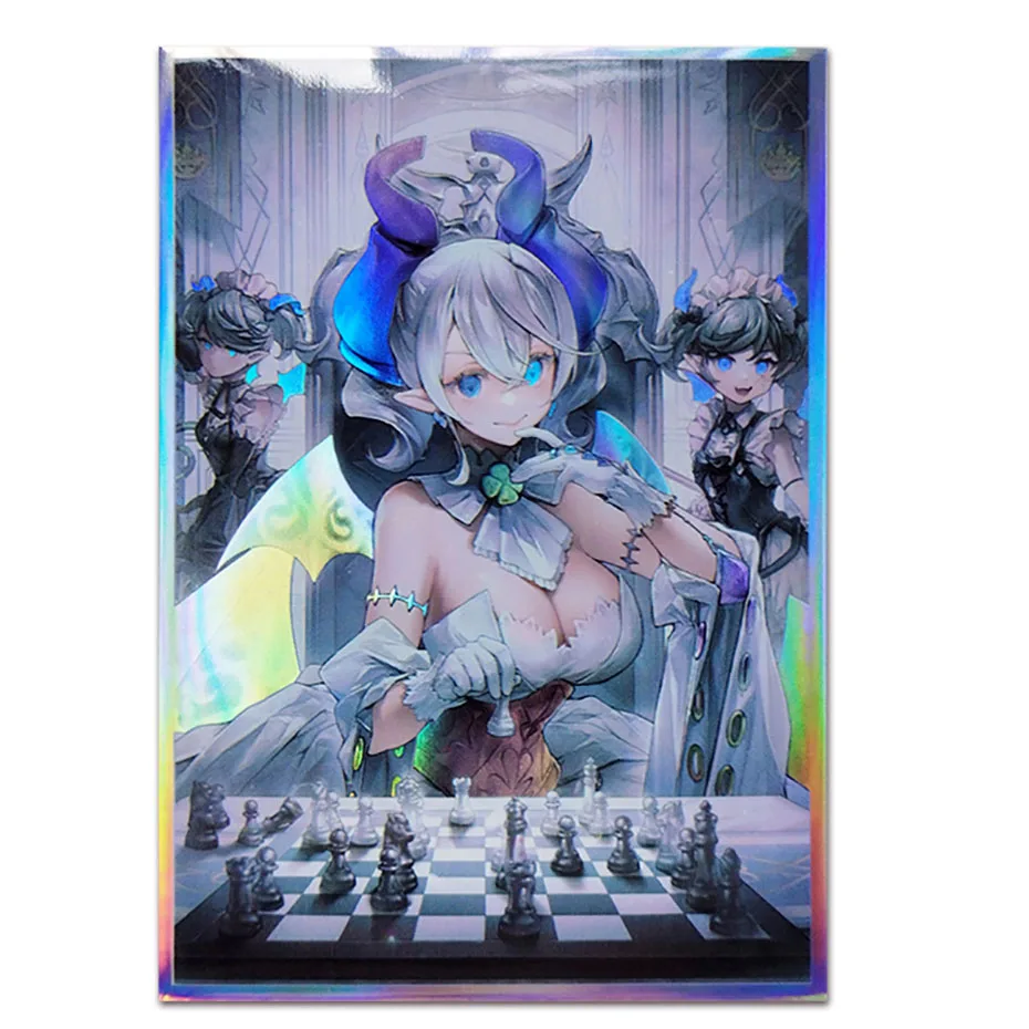 

50 шт. Yu-Gi-Oh! OCG Yugioh девушка карточный рукав Аниме Фигурка labmarket of the Silver Castle игровая карточка лазерная фотография