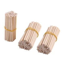 200 pieces of 80x5mm round wooden dowels for childrens diy crafts carpentry and do it yourself models