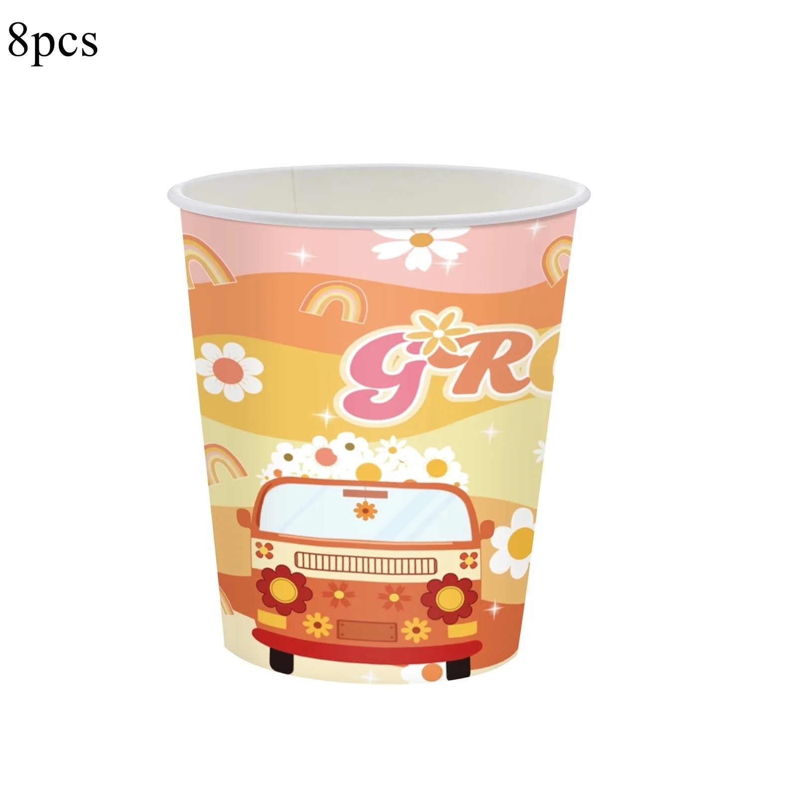 

Набор одноразовой посуды Stay Groovy Бохо