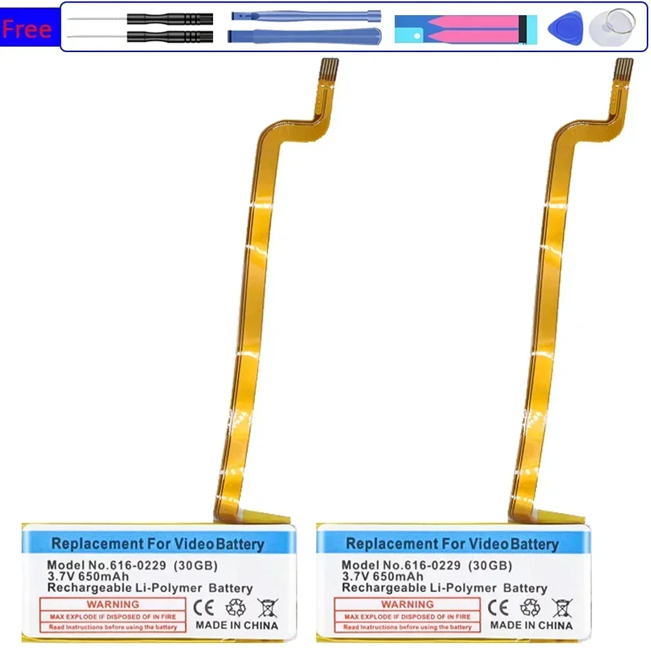 Сменный аккумулятор для iPod Classic 5-го поколения 7 6 120 ГБ 80 тонкий толщиной 160 Ipod 5/5 5 30