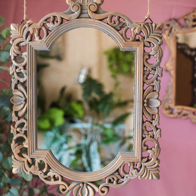 

Декоративные зеркала, роскошное настенное украшение для гостиной, зеркало макраме для ванной комнаты, декоративное зеркало, домашний декор