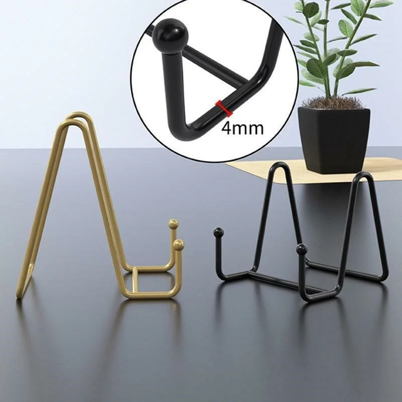 

Plate Stands for Display Iron Easel Display Stand Holder Metal Frame for Picture