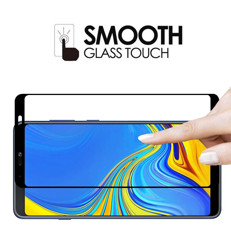 Защитный чехол из закаленного стекла 9d для samsung a7 a9 2018 на galaxy a 7 9 7a 9a a72018 a92018